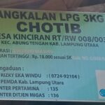 CHOTIB, Pemilik Pangkalan GAS LPG 3Kg Desa Kinciran Diduga Tetapkan Tarif Melampaui Harga HET Rp.18.000,- Per-Tabung