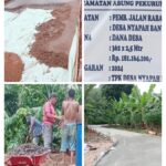 Kades Nyapah Banyu Robet Andi Kusuma S.Pd Diduga Korupsi Dana Desa 2024 Pembuatan Jalan Rabat Beton di Dusun Dua Dengan Anggaran Rp 181.164.100,-