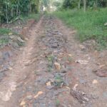 APH Diduga Tutup Mata Masalah Pembuatan Jalan Onderlagh Yang Tenggelam di Desa Hujan Mas