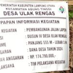 Setiap Pembangunan Yang Ada di Desa Ulak Rengas Seperti Lapen Diduga Jadi Langganan Korupsi Kades Rukbi
