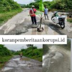 10 Tahun Lebih Jalan Tak Kunjung Diperbaiki, Warga Tanam Pohon Pisang; Bentuk Aksi Protes