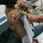 Sekelompok Masa Serang Masa Aksi Damai Ormas Laskar Merah Putih Indonesia Way Kanan di Tugu Simpang Empat Negeri Baru Kecamatan Umpu Semenguk