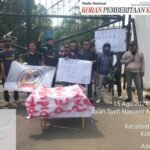 Aliansi Pamungkas Geruduk Dinas Perhubungan Provinsi Banten