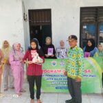 Kades Suka Maju dan Ketua PKK Hadiri Acara Penyerahan Makanan Tambahan Untuk Ibu Hamil