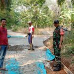 Pelaksanaan Ketahanan Pangan Pembangunan Rabat Beton Desa Tanjung Baru Timur, Dari Dana Desa Tahap 2 Tahun 2024