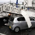 Rekor Baru Kecepatan Angin Oleh Topan Shanshan di Prefektur Kagoshima