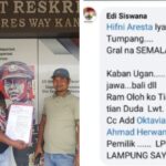 Kapolres Way Kanan Diminta Secepatnya Tangkap Pelaku Sara Yang Akan Membuat Perpecahan di Kabupaten Tersebut
