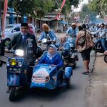 Diarak Sedulur Vespa dan Warok e Panther Ponorogo, Bukti Kedekatan Widodo Demokrat Bersama Rakyat