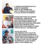 Tolong Bapak Kapolda Sumsel Berserta Jajaran nya Tangkap dan Penjarakan Dept Colector yang Mangkal di Kantor Cabang ACC Palembang PT. Astra Sedaya Finance