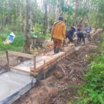 Pembangunan Saluran Irigasi Oleh P3-TGAI dari Kementrian PUPR Sumberdaya Air Desa Sukoharjo Diduga Mencuri Ketebalan