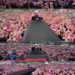 Pink Menyala di Kampanye Akbar HTK-Ezi Lapangan Merpati Hiang