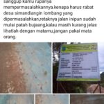 Seorang Oknum Anggota BPD Desa Simandiangin Lombang Kecamatan Padang Bolak Kabupaten Padang Lawas Utara, Tidak Terima di kritik karna di Duga Pekerjaan nya Tidak Sesuai Dengan RAB