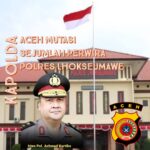 Kapolda Aceh Mutasi Sejumlah Perwira Polres Lhokseumawe