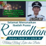 Kepala Desa Sribandung Kecamatan Abung Tengah Bustumi Mengucapkan, Selamat Menunaikan Ibadah Puasa Ramadhan 1446 H
