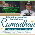 Kepala Desa Kebon Dalam Kecamatan Abung Tinggi Sailin Mengucapkan, Selamat Menunaikan Ibadah Puasa Ramadhan 1446 H