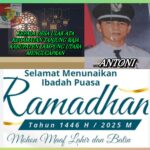 Kepala Desa Ulak Ata Kecamatan Tanjung Raja Antoni Mengucapkan, Selamat Menunaikan Ibadah Puasa Ramadhan 1446 H