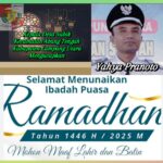 Kepala Desa Subik Kecamatan Abung Tengah Yahya Pranoto Mengucapkan, Selamat Menunaikan Ibadah Puasa Ramadhan 1446 H