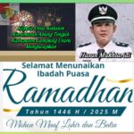 Kepala Desa Kedaton Kecamatan Abung Tengah Hasan Mukhtaridi Mengucapkan, Selamat Menunaikan Ibadah Puasa Ramadhan 1446 H