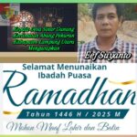 Kepala Desa Sinar Gunung Kecamatan Abung Pekurun Eef Suyanto Mengucapkan, Selamat Menunaikan Ibadah Puasa Ramadhan 1446 H