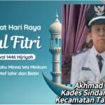 Kepala Desa Sindang Agung Kecamatan Tanjung Raja Akhmad Rizal Mengucapkan, Selamat Hari Raya Idul Fitri 1446 H