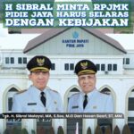 H Sibral Minta RPJMK Pidie Jaya Harus Selaras Dengan Kebijakan
