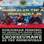 Kunjungan Personel Sat Reskrim dan Propam Polres Lhokseumawe Bersama Pomal Lhokseumawe ke TKP Pembunuhan