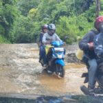 Pemudik Asal Jakarta Keluhkan Jalan Rusak di Pandeglang Menuju Kampung Halamannya