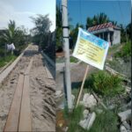 Proyek Pembangunan Turap Timbun di Jalan Pabrik Es Dusun X Desa Bagan Dalam, Diduga Asal Jadi!