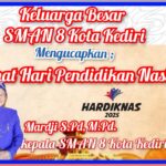 Keluarga Besar SMAN 8 Kediri Mengucapkan Selamat Hari Pendidikan Nasional