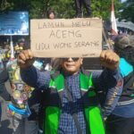 Pengemudi Ojol Banten Desak Pemerintah Hapus Program Aplikasi Merugikan dan Berikan Perlindungan Sosial