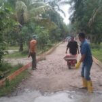 Pembangunan Perkerasan Jalan Rabat Beton Desa Talun Saragih Dana Desa Tahun 2025