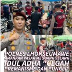 Polres Lhokseumawe Amankan Pasar Meugang Jelang Idul Adha: Cegah Premanisme dan Pungli