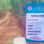 Pemerintah Desa Fajar Baru Kecamatan Panca Jaya Kabupaten Mesuji Bangun Jalan Usaha Tani Tingkatkan Produktitas Masyarakat