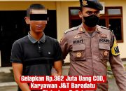 Polres Way Kanan Tangkap Pelaku Tindak Pidana Penggelapan dalam Jabatan di PT. Global Jet Express (J&T) Cabang Baradatu
