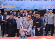 Polda Lampung Musnahkan 50 Senpi Rakitan Hasil Operasi Sikat Krakatau 2025