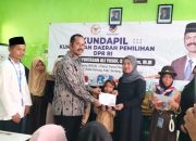 Kundapil DPR. RI. Prof. Dr. Ir.H. Furtasan Ali Yusuf, SE, S.Kom., M.M Salurakn Bantuan PIP
