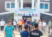 Kejari Mesuji Gelar Kegiatan Senam Bersama dan Perayaan Hari Lahir Kejaksaan ke-80 Hari Bakti Adhyaksa