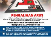 Aksi di DPRD Lampung, Satlantas Alihkan Arus Lalu Lintas dan Imbau Warga Tunda Perjalanan