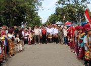 Polres Lampung Barat Laksanakan Pengamanan Pawai Budaya dalam rangka HUT ke-34 Kabupaten Lampung Barat
