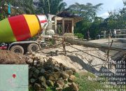 Warga Dolok Hataran Kompak Gotong Royong Bangun Jembatan dan Tembok Penahan