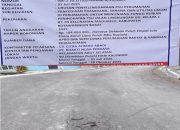 Diduga Asal Jadi, Proyek Jalan Lingkungan di Madurejo Kobar Retak Meski Baru Selesai
