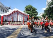 Bupati Batu Bara Hadiri Upacara HUT ke-80 TNI di Medan