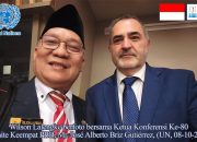 Ketua Konferensi Ke-80 Komite Keempat PBB Puji Pidato Inspiratif Wilson Lalengke
