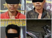 Tiga Bandit Curanmor Diringkus Tekab 308 Polres Lampung Barat!