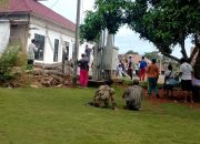 Warga Desa Suka Marga Kompak Gotong Royong Bangun Masjid Nurul Ahlak