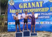 Tiga Bersaudara dari Lampung Tengah Raih Prestasi di Kejuaraan Renang Lampung Utara