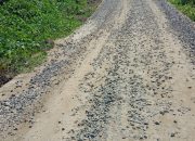 Pekerjaan Rabat Beton di PTPN IV Unit Kebun Padang Matinggi Diduga Cepat Rusak