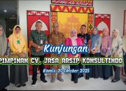 Pimpinan CV. Jasa Arsip Konsultindo Kunjungi Dinas Perpustakaan dan Kearsipan Lampung Utara