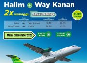 Citilink Resmi Buka Rute Penerbangan Halim–Way Kanan, Terbang Setiap Jumat dan Minggu