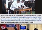 Rutan Kotabumi Ikuti Penandatanganan Nota Kesepahaman Kemenimipas dan KKP, Sekaligus Pembukaan FMD Secara Virtual